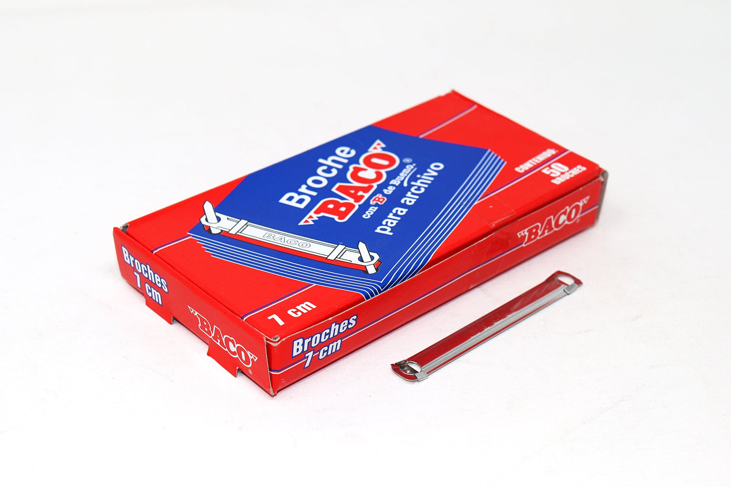 Broche para Archivo Baco No.7 con 50 B-072