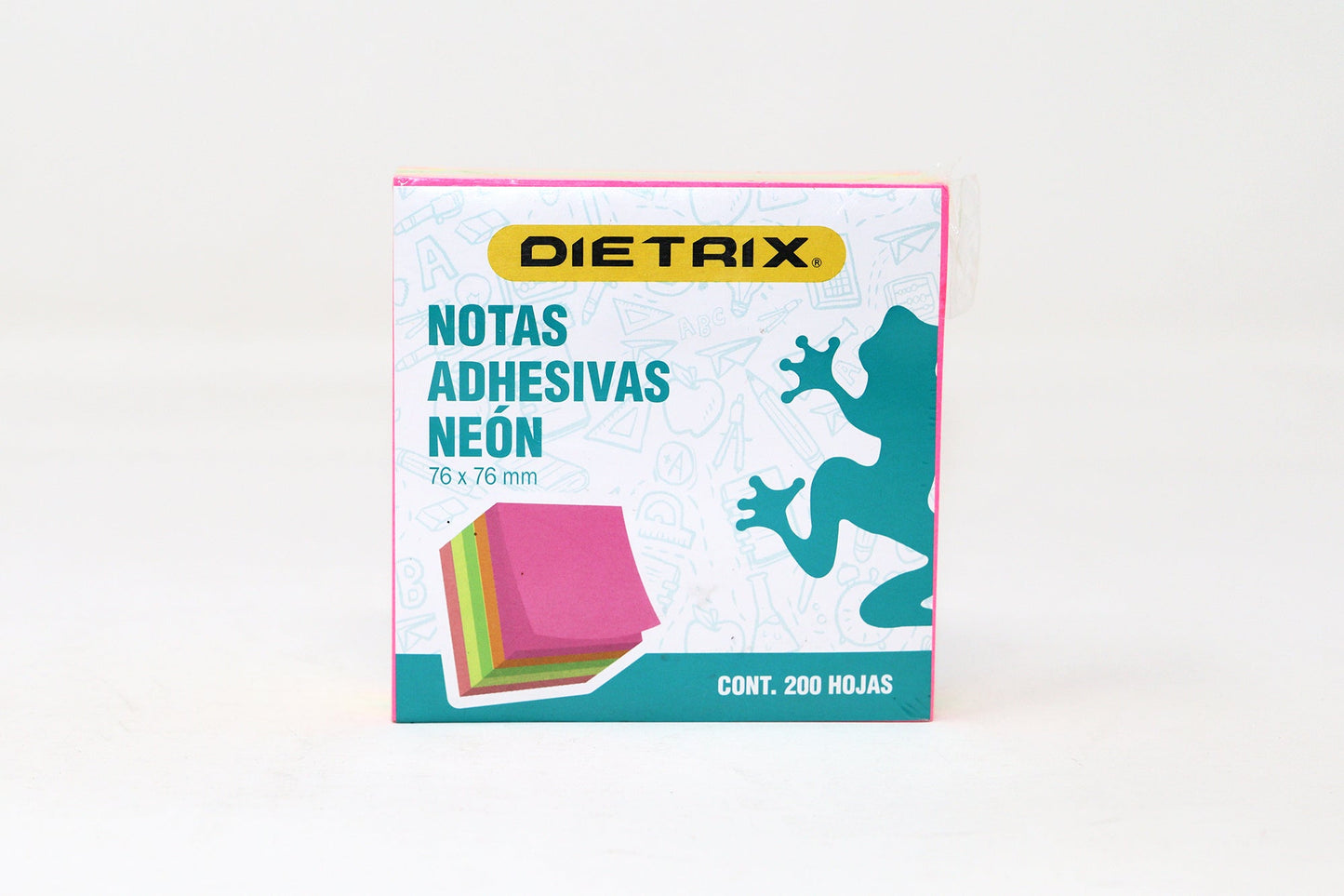 Notas Adhesivas Cubo 2X2 Neon 8740 Dietrix
