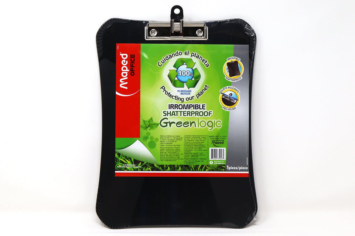 TABLA CLIP MAPED CARTA 35026 ACRILICA SILCO