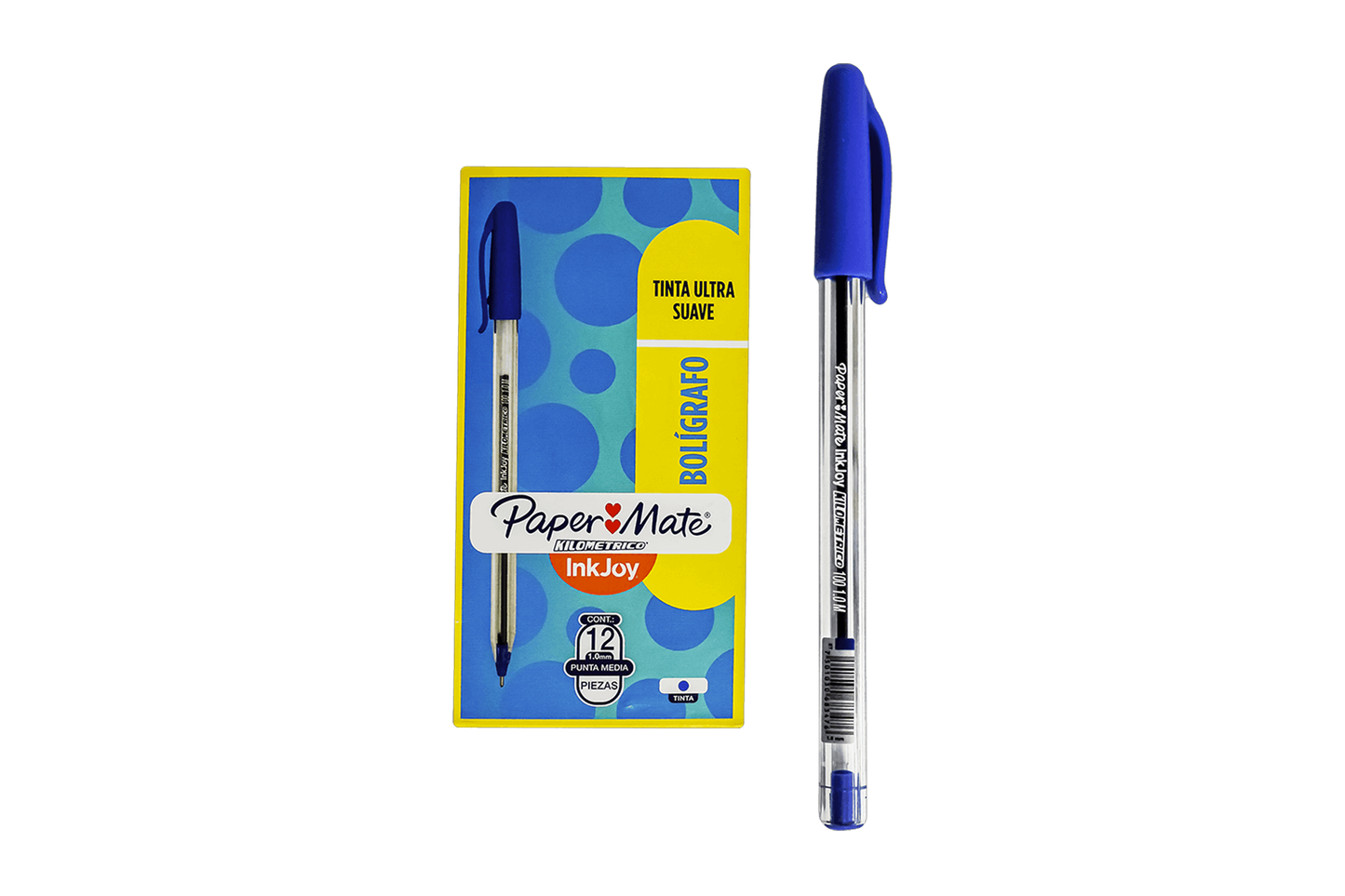 BOLIGRAFO PAPER MATE KILOMETRICO AZUL