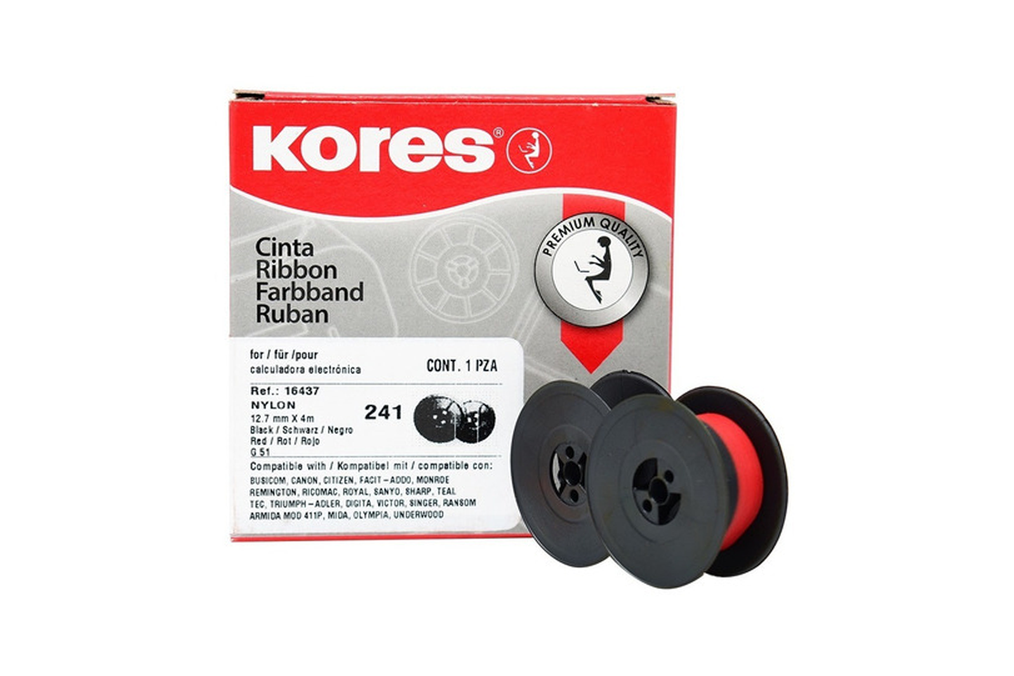 CINTA KORES 241 /PSUMADORA SECRETARY NYLON N/R