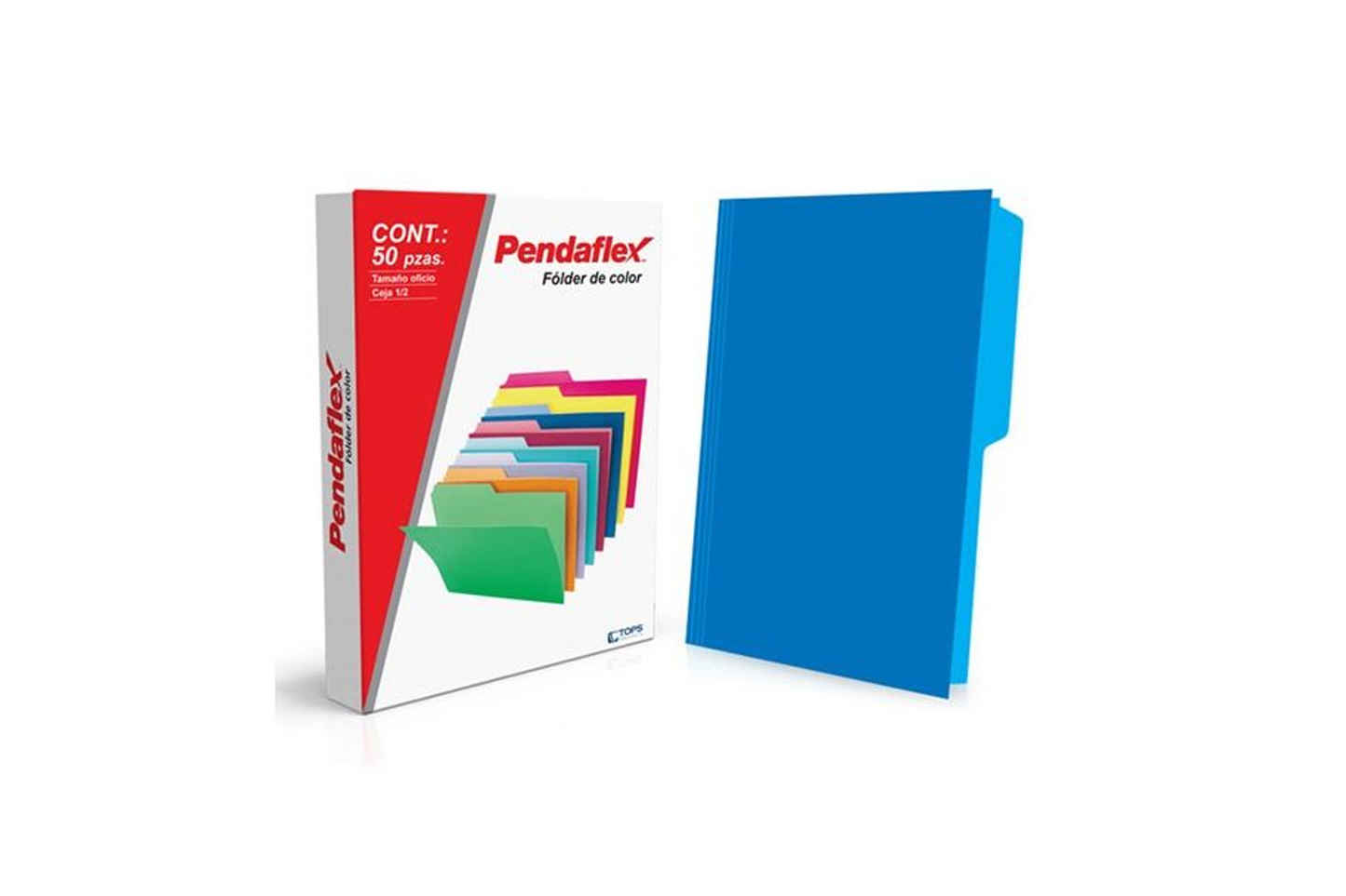 LEGAJO OFICIO PENDAFLEX AZUL C/50