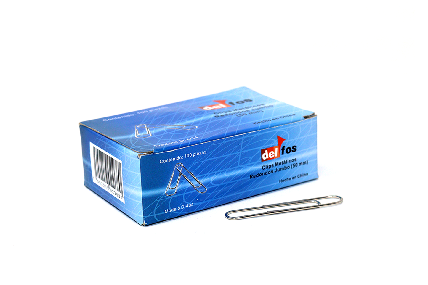 CLIP DELFOS JUMBO C/100 D-404