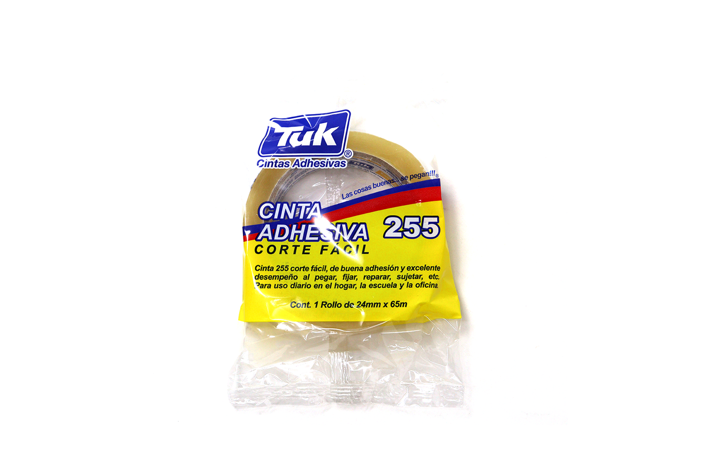 CINTA ADHESIVA TUK TRANS 24X65 255 C.F.