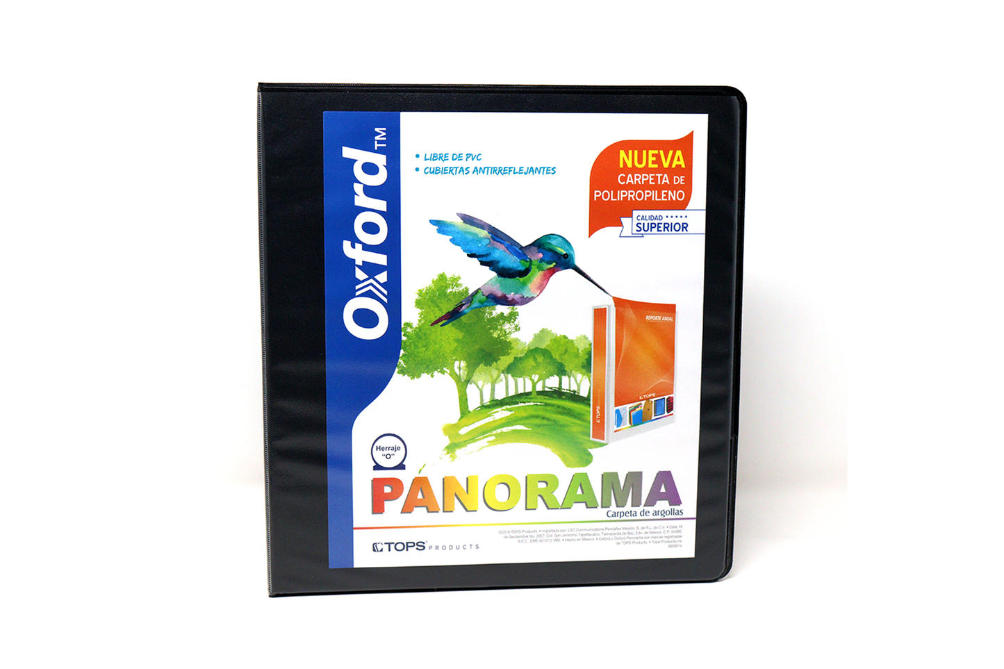 CARTAPACIO OXFORD 1 1/2" O NEGRO