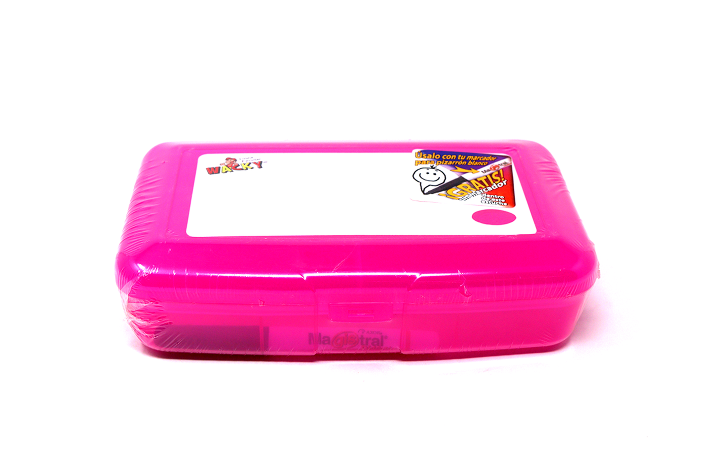 LAPICERA AZOR WACKY TRANSP C/TAPA DE PIZARRON