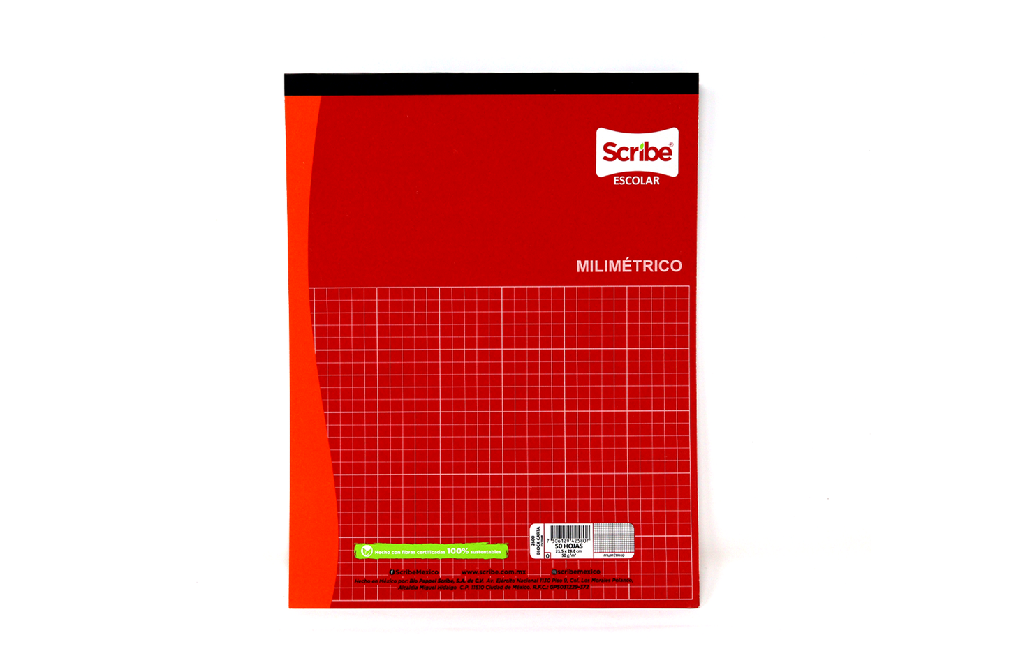 BLOCK MILIMETRICO SCRIBE 50H 2600