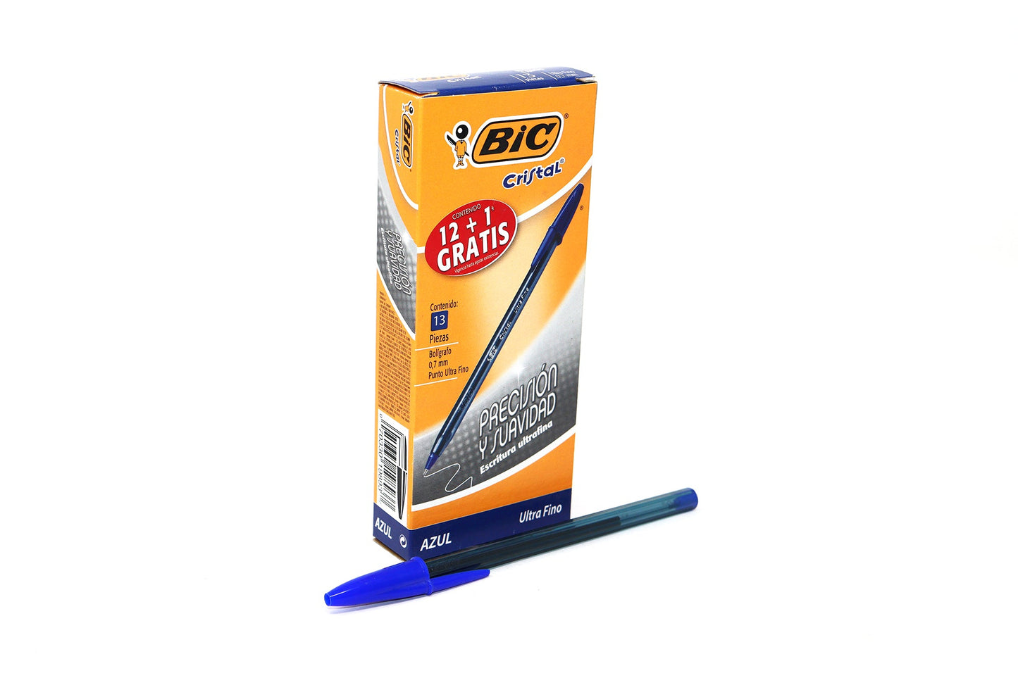 Boligrafo Bic Cristal Ultra Fino 0.7Mm Azul