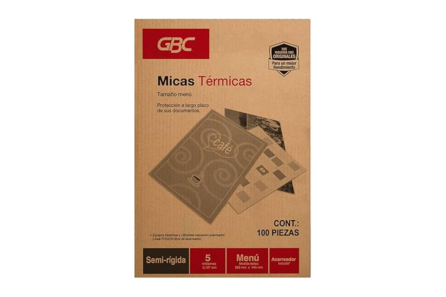 MICA GBC 330 CARTA 5ML C/100