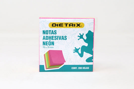 Notas Adhesivas Cubo 2X2 Neon  8740 Dietrix