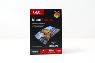 Mica GBC 1204 6.5Cm X9.5Cm con 100