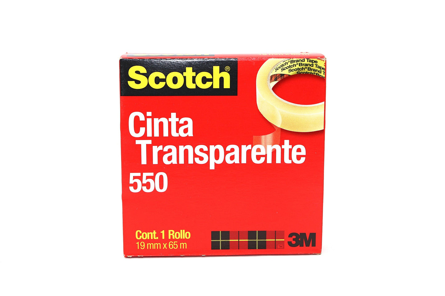 Cinta Adhesiva 3M Scotch Trans 19X65 550