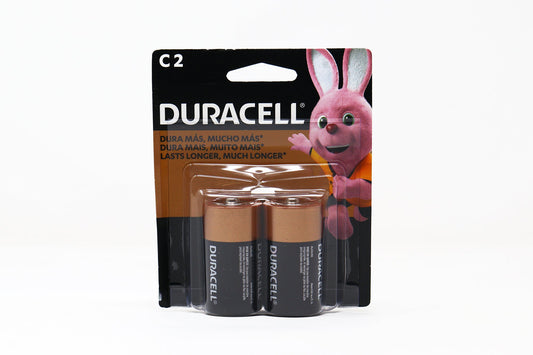 Pila Alcalina Duracell C con 2