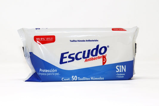 Toallas Humedas Antibacterial Escudo