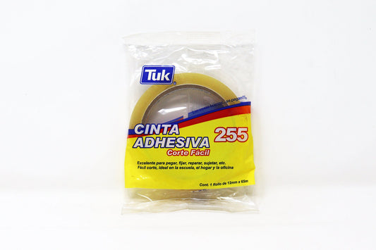 CINTA ADHESIVA TUCK TRANS 12X65 255 C.F.