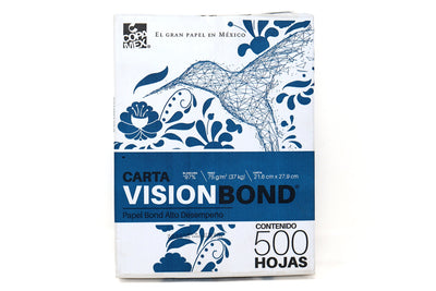 Hoja Bond Vision Bond Carta con 500