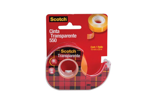 CINTA ADHESIVA 3M SCOTCH 550 C/DESP 19X30