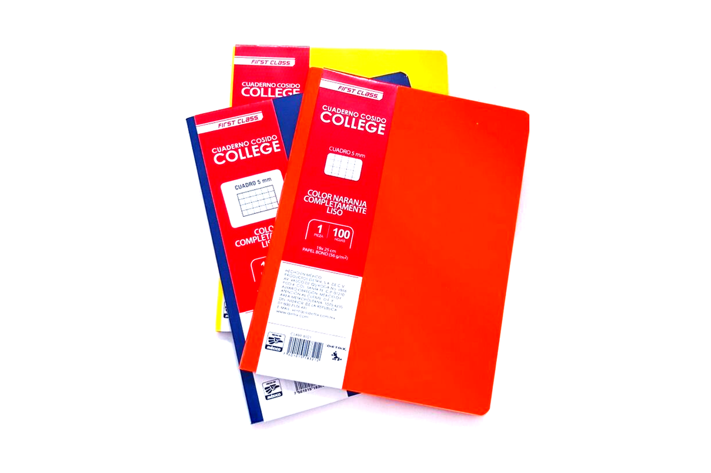 CUADERNO DIETRIX COLLEGE 5MM COSIDO 100H