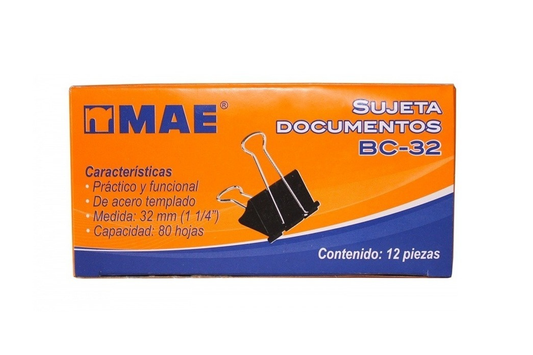 SUJETADOCUMENTOS MAE 32MM