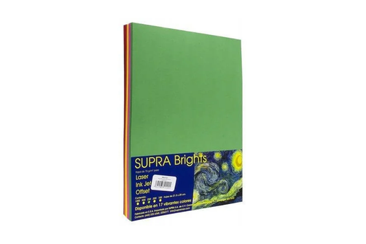 HOJA CARTA BRIGHTS/WORX C/100H COLOR
