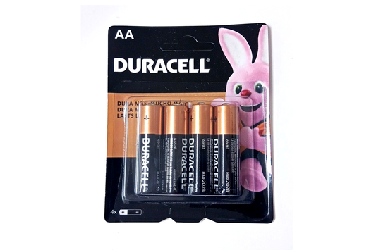 PILA ALCALINA DURACELL AA C/4