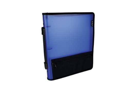 CARPETA OXFORD F861A C/CIERRE CARTA PLASTICO